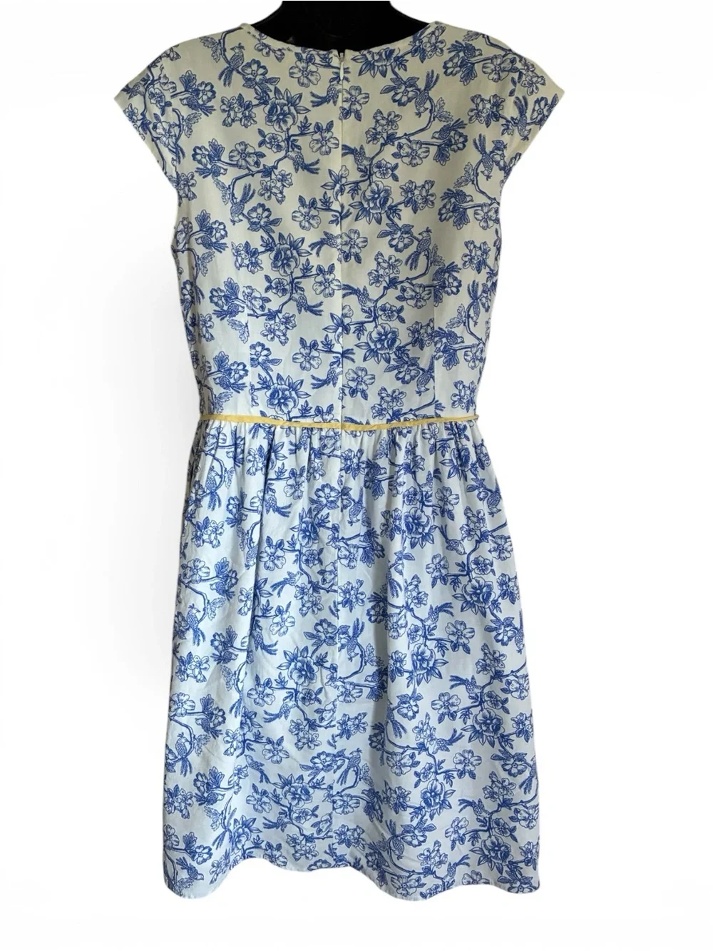 NWOT Matilda Jane Hello Lovely Bluebell Bird Floral A-Line Dress - Size 10